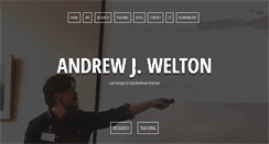 Desktop Screenshot of andrewwelton.com